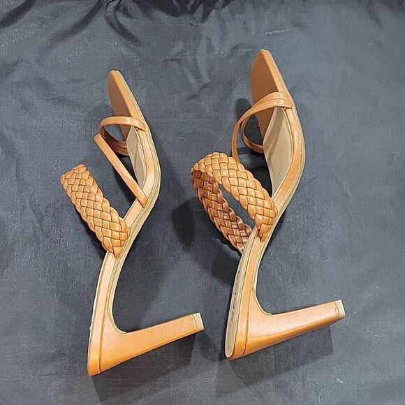 NEW WOMEN'S BRAIDED HEELED MULES SQUARE TOE BLOCK HEEL SANDALS CARMEN BY… - Picture 9 of 16